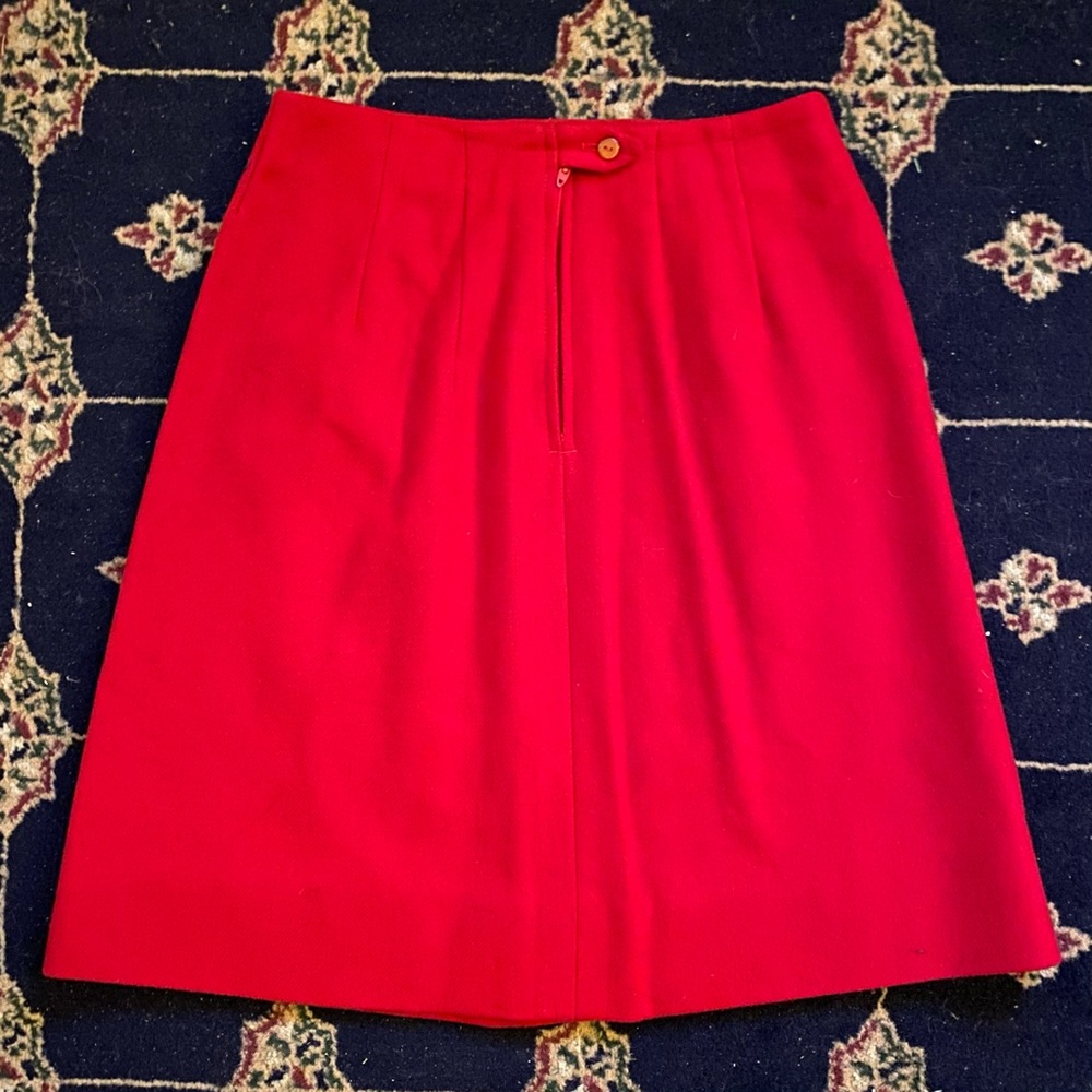 Vintage Brentshire Wool A-Line Skirt